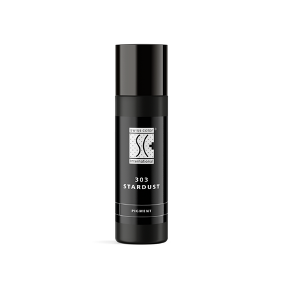 Flacone pigmento 303 Stardust Swiss Color 10 ml – Nero inorganico vellutato per PMU eyeliner soft e shading professionale.